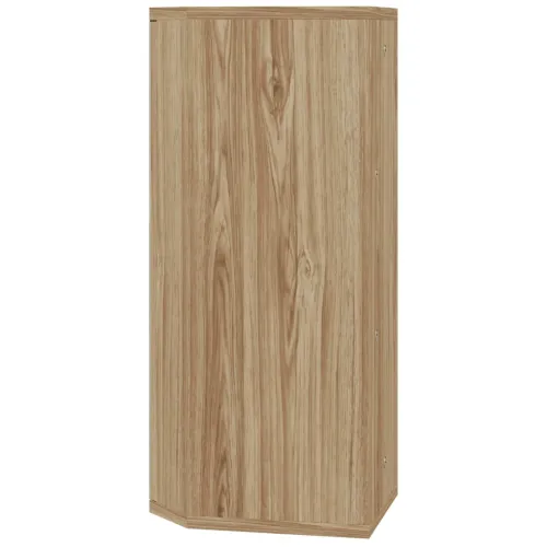 Kutni kupaonski ormarić s ogledalom boja hrasta 30 x 24 x 60 cm - Boja hrasta Cijena