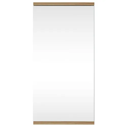 Kutni kupaonski ormarić s ogledalom boja hrasta 30 x 24 x 60 cm - Boja hrasta Cijena