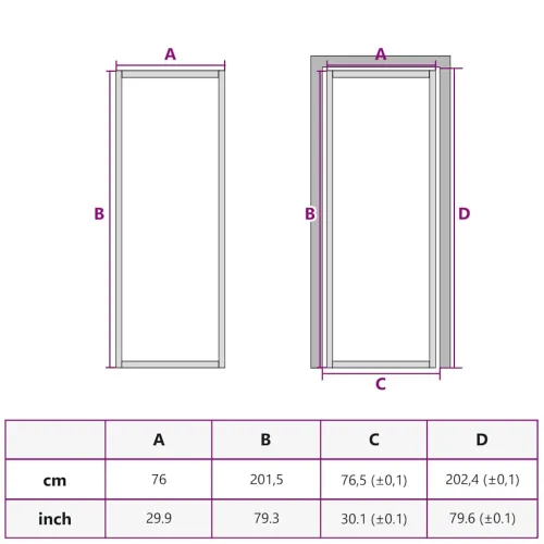 Sobna vrata tanka crna 76 x 201,5 cm kaljeno staklo i aluminij - Crna i mat 76 x 201.5 cm Mreže 4 x 2 Cijena