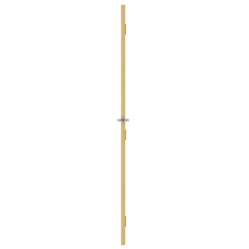 Sobna vrata tanka zlatna 76x201,5 cm kaljeno staklo i aluminij - Zlatna i prozirna 76 x 201.5 cm 3 vodoravne šipke Cijena