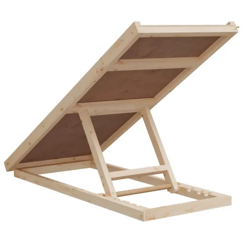 Rampa za pse siva 100 x 40 cm od masivne jelovine - 100 x 40 cm Cijena
