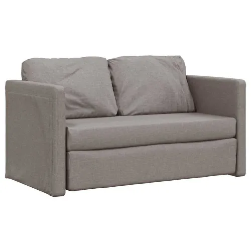 Podni kauč na razvlačenje 2-u-1 smeđesivi 112x174x55 cm baršun - Sivo-smeđa 112 x 60 x 55 cm 1 Sivo-smeđa Cijena