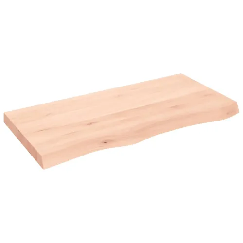 Kupaonska radna ploča 100x50x(2-6) cm netretirano masivno drvo - Prirodna 100 x 50 x 6 cm Prirodna 100 x 50 x 6 cm Cijena