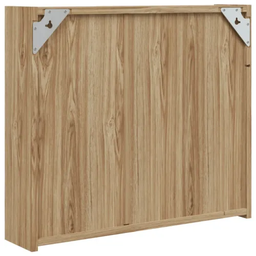 Kupaonski ormarić s ogledalom i LED svjetlom boja hrasta - Boja hrasta 60 x 13 x 52 cm 1 Cijena