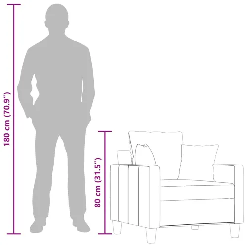 Fotelja krem 60 cm Tkanina - Krema 1 60 cm Cijena