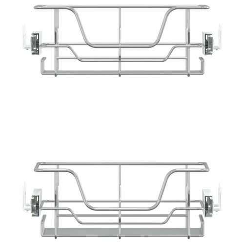 Izvlačne žičane košare 2 kom srebrne 45 cm - 450 mm Cijena