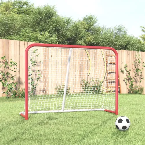 Hokejaški gol crveno-bijeli 153 x 60 x 118 cm čelik i poliester - 153 x 60 x 118 cm Cijena