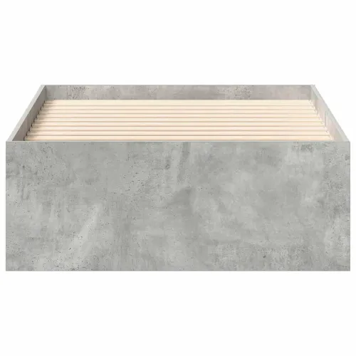 Okvir kreveta boja betona 75 x 190 cm mali za jednu osobu - Beton siva 75 x 190 cm Cijena