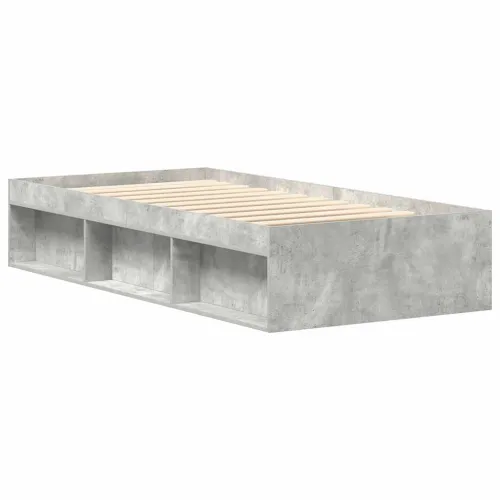 Okvir kreveta boja betona 75 x 190 cm mali za jednu osobu - Beton siva 75 x 190 cm Cijena