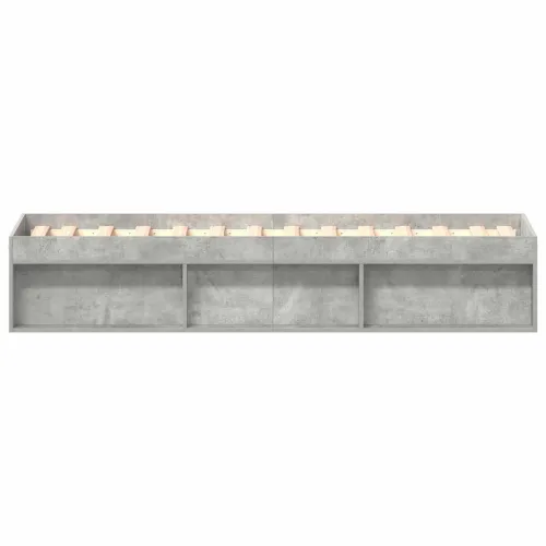 Okvir kreveta boja betona 75 x 190 cm mali za jednu osobu - Beton siva 75 x 190 cm Cijena