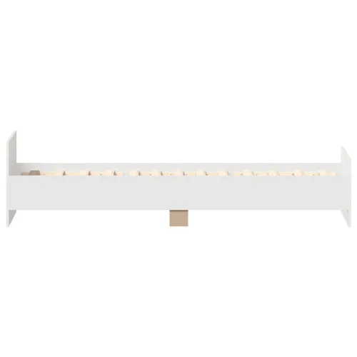 Okvir za krevet bijeli 90x200 cm konstruirano drvo - Bijela 90 x 200 cm Cijena