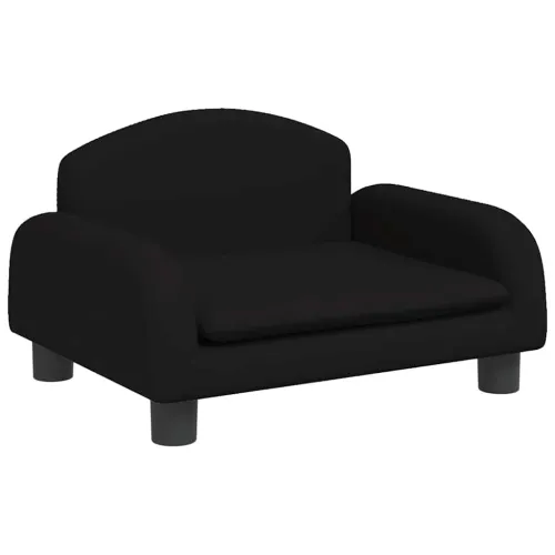 Krevet za pse crni 50 x 40 x 30 cm od tkanine - Crna 50 x 40 x 30 cm tkanina Cijena