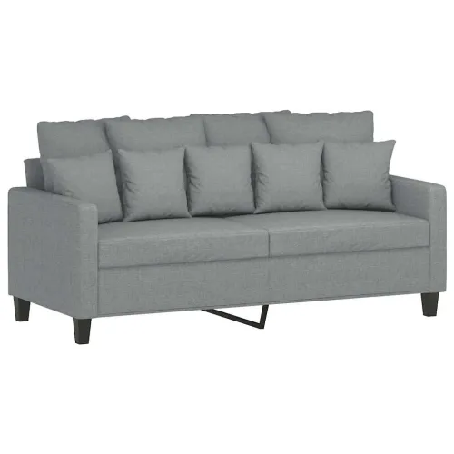 Dvosjed od tkanine svjetlosivi 140 cm - Svjetlosiva 140 cm Cijena