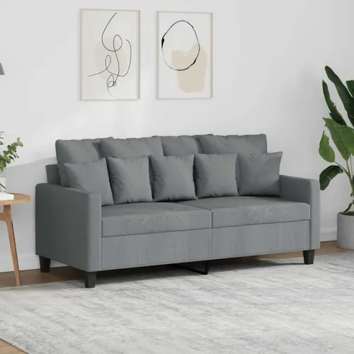 Dvosjed od tkanine svjetlosivi 140 cm - Svjetlosiva 140 cm Cijena