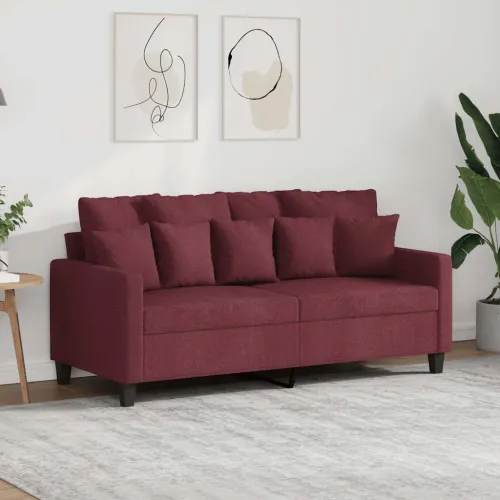 Dvosjed od tkanine crvena boja vina 140 cm - Boja crnog vina 140 cm Cijena