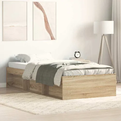 Okvir za krevet boja hrasta 100x200 cm - Sonoma hrast 100 x 200 cm Cijena