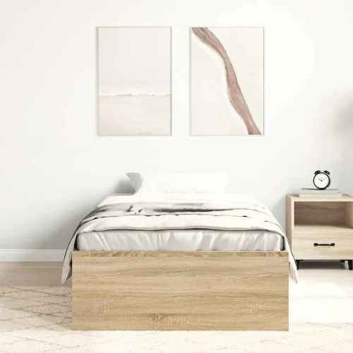Okvir za krevet boja hrasta 100x200 cm - Sonoma hrast 100 x 200 cm Cijena