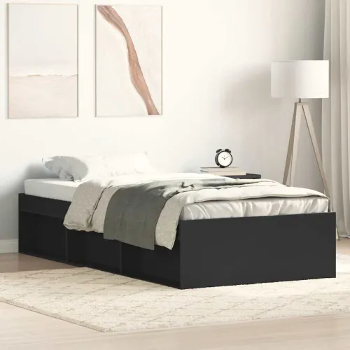 Okvir za krevet crni 100x200 cm - Crna 100 x 200 cm Cijena
