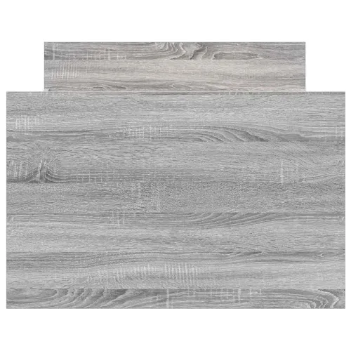 Okvir kreveta s uzglavljem i podnožjem boja hrasta 90 x 200 cm - Sivi hrast sonoma 90 x 200 cm Cijena