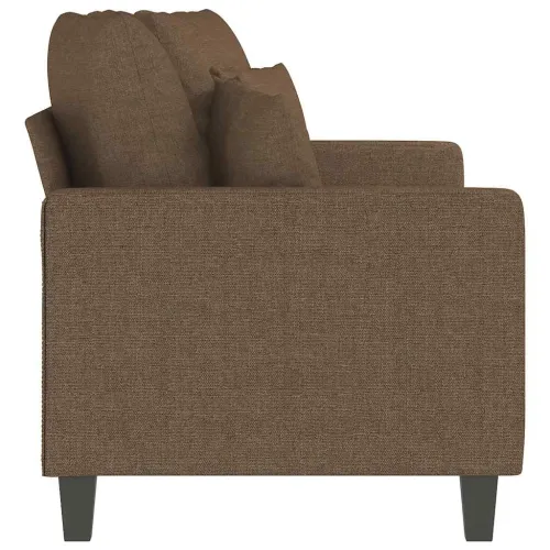 Dvosjed od tkanine smeđi 140 cm - Smeđa 1 140 cm Cijena