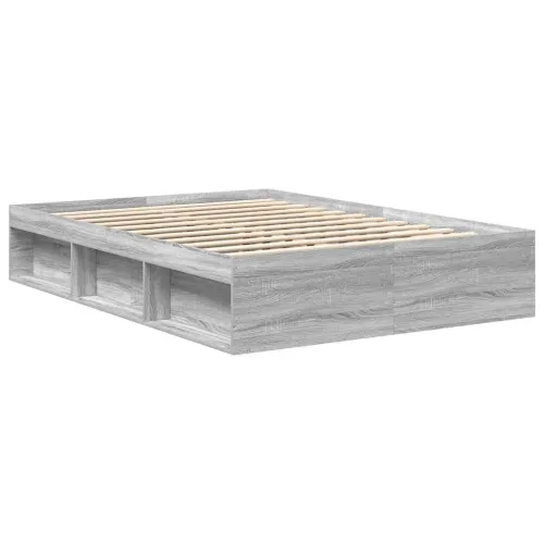 Okvir kreveta boja hrasta 160 x 200 cm - Sivi hrast sonoma 160 x 200 cm Cijena