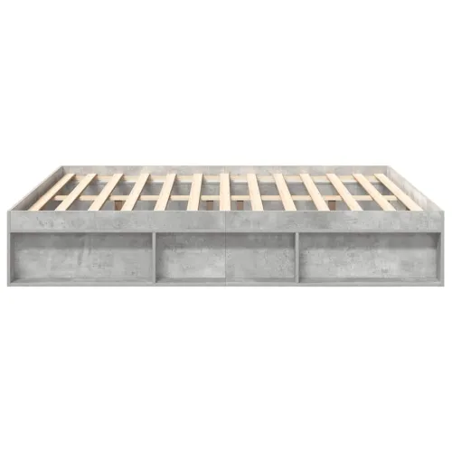 Okvir za krevet siva boja betona 200x200 cm - Beton siva 200 x 200 cm Cijena