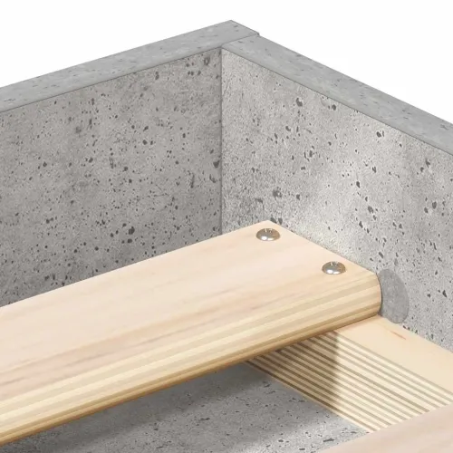 Okvir za krevet siva boja betona 200x200 cm - Beton siva 200 x 200 cm Cijena