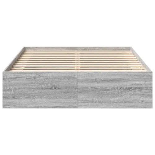 Okvir kreveta siva boja hrasta 120 x 190 cm mali bračni - Sivi hrast sonoma 120 x 190 cm Cijena