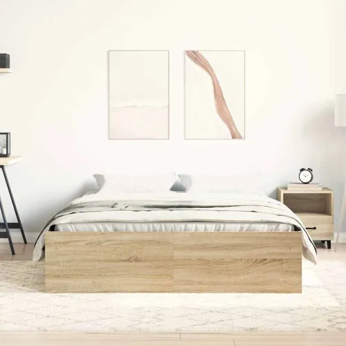 Okvir za krevet boja hrasta sonome 140x190 cm - Sonoma hrast 140 x 190 cm Cijena