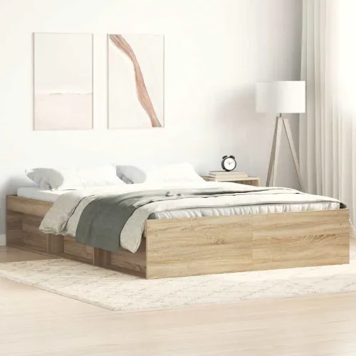 Okvir za krevet boja hrasta sonome 120x200 cm - Sonoma hrast 120 x 200 cm Cijena