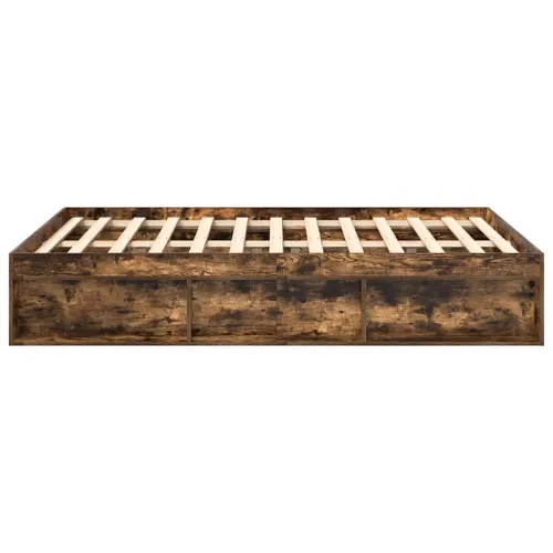 Okvir za krevet boja dimljenog hrasta 120x200 cm - Dimljeni hrast 120 x 200 cm Cijena