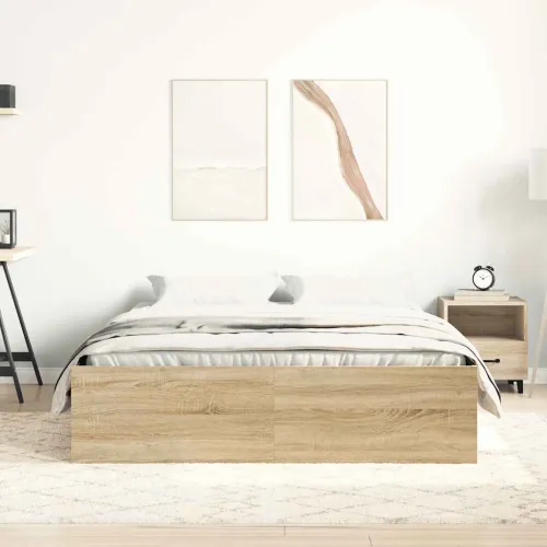 Okvir za krevet boja hrasta sonome 140x200 cm - Sonoma hrast 140 x 200 cm Cijena