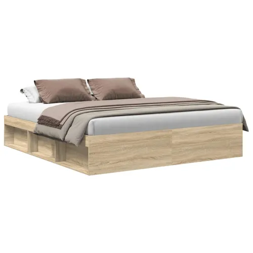 Okvir za krevet boja hrasta sonome 200x200 cm - Sonoma hrast 200 x 200 cm Cijena