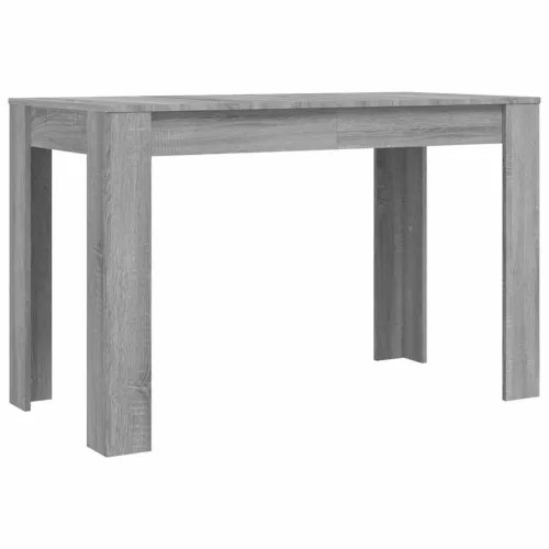 Blagovaonski stol boja hrasta 120x60x76 cm konstruirano drvo - Sivi hrast sonoma 1 Sivi hrast sonoma Cijena