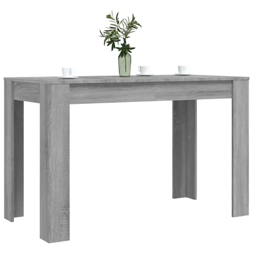 Blagovaonski stol boja hrasta 120x60x76 cm konstruirano drvo - Sivi hrast sonoma 1 Sivi hrast sonoma Cijena