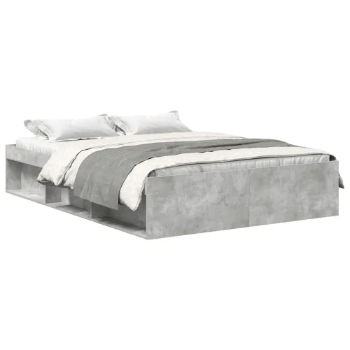 Okvir za krevet siva boja betona 140x200 cm - Beton siva 140 x 200 cm Cijena
