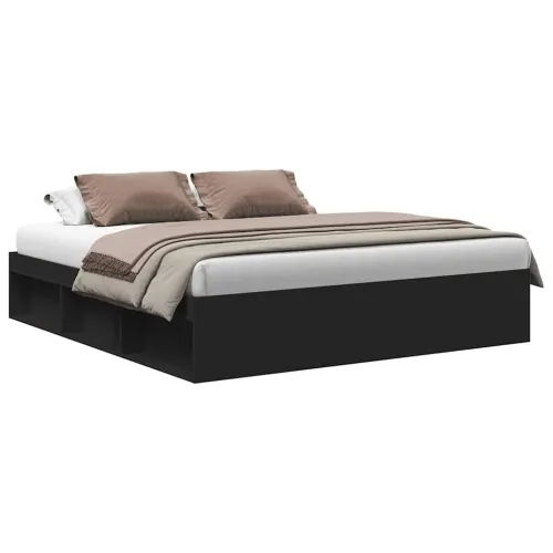 Okvir za krevet crni 180 x 200 cm veliki bračni - Crna 180 x 200 cm Cijena