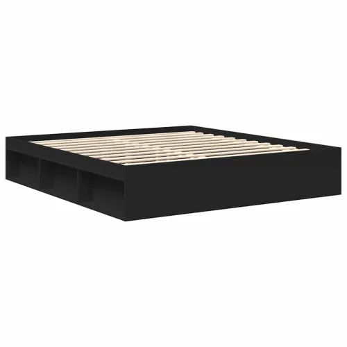 Okvir za krevet crni 180 x 200 cm veliki bračni - Crna 180 x 200 cm Cijena