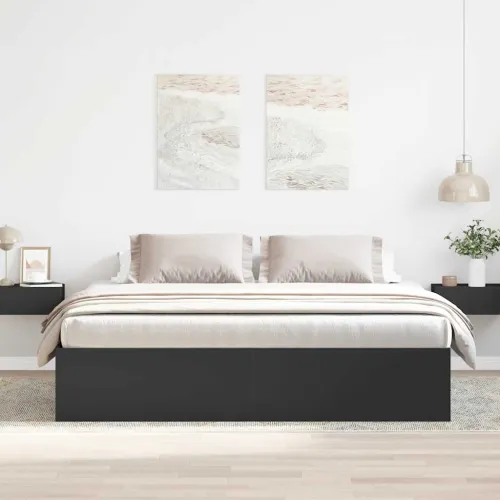 Okvir za krevet crni 180 x 200 cm veliki bračni - Crna 180 x 200 cm Cijena
