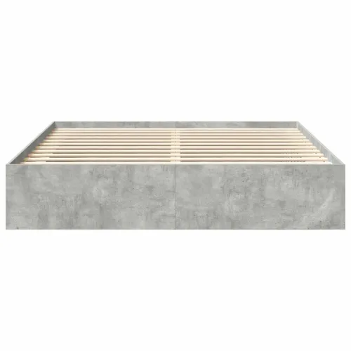 Okvir kreveta siva boja betona 180 x 200 cm veliki bračni - Beton siva 180 x 200 cm Cijena