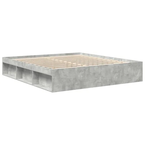 Okvir kreveta siva boja betona 180 x 200 cm veliki bračni - Beton siva 180 x 200 cm Cijena