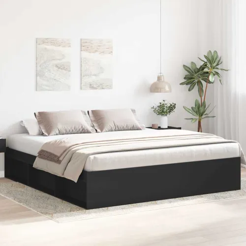 Okvir za krevet crni 200x200 cm - Crna 200 x 200 cm Cijena