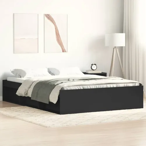 Okvir za krevet crni 120x190 cm mali bračni - Crna 120 x 190 cm Cijena