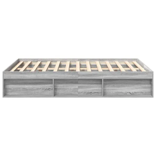 Okvir za krevet boja hrasta 140x190 cm - Sivi hrast sonoma 140 x 190 cm Cijena