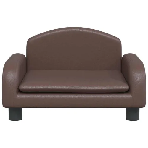 Krevet za pse smeđi 50x40x30 cm od umjetne kože - Smeđa 50 x 40 x 30 cm Umjetna koža Cijena