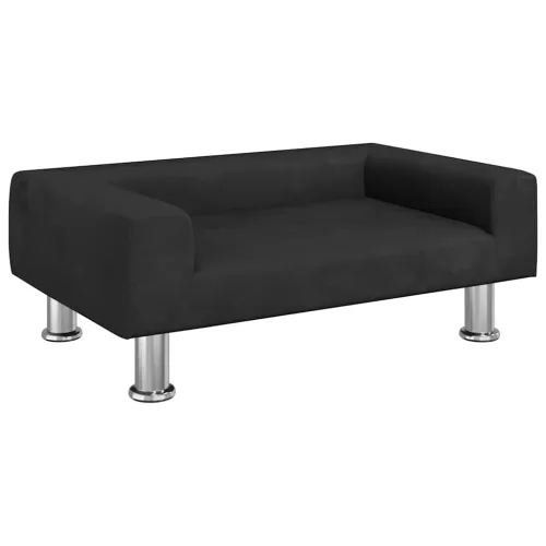 Krevet za pse crni 70x45x26,5 cm baršunasti - Crna 70 x 45 x 26.5 cm Cijena