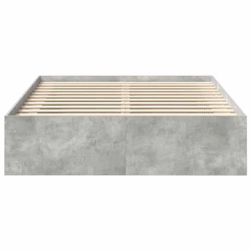 Okvir kreveta boja betona 135 x 190 cm bračni - Beton siva 135 x 190 cm Cijena
