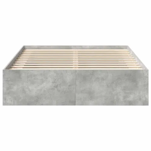 Okvir kreveta siva boja betona 150 x 200 cm veliki bračni - Beton siva 150 x 200 cm Cijena