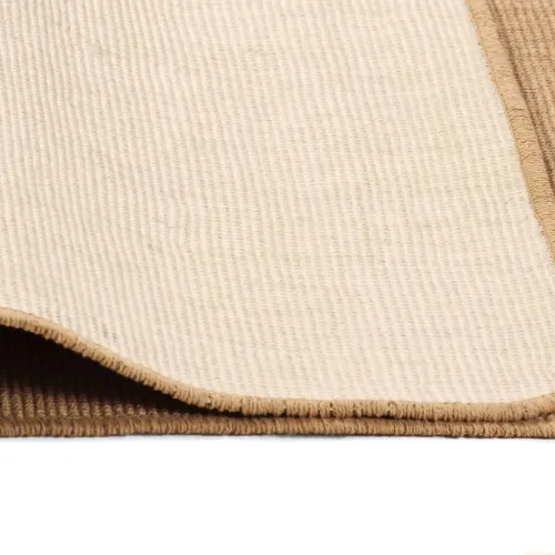Ukrasni tepih od jute s podlogom od lateksa 160x230 cm prirodni - Svjetlosmeđa 160 x 230 cm Cijena