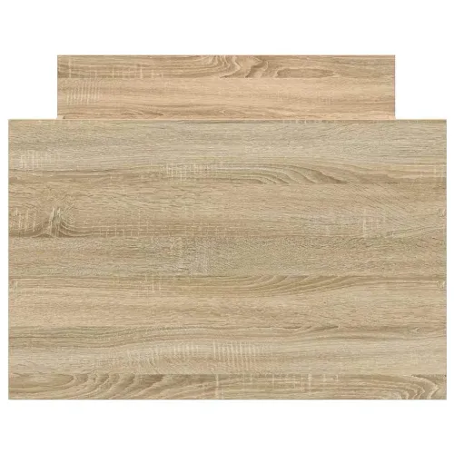 Okvir kreveta s uzglavljem i podnožjem boja hrasta 90x190 cm - Sonoma hrast 90 x 190 cm Cijena